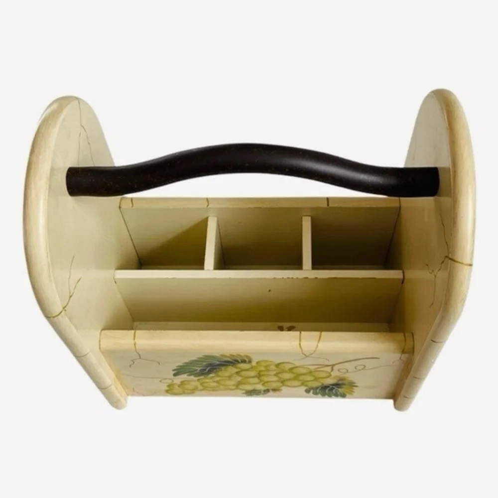 Vintage Handcrafted Ceramic Caddy 9